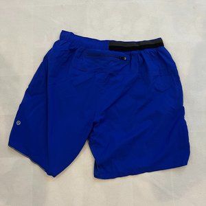 Lulu Lemon Blue Shorts (Size Medium)